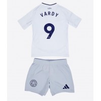 Camiseta Leicester City Jamie Vardy #9 Tercera Equipación Replica 2024-25 para niños mangas cortas (+ Pantalones cortos)